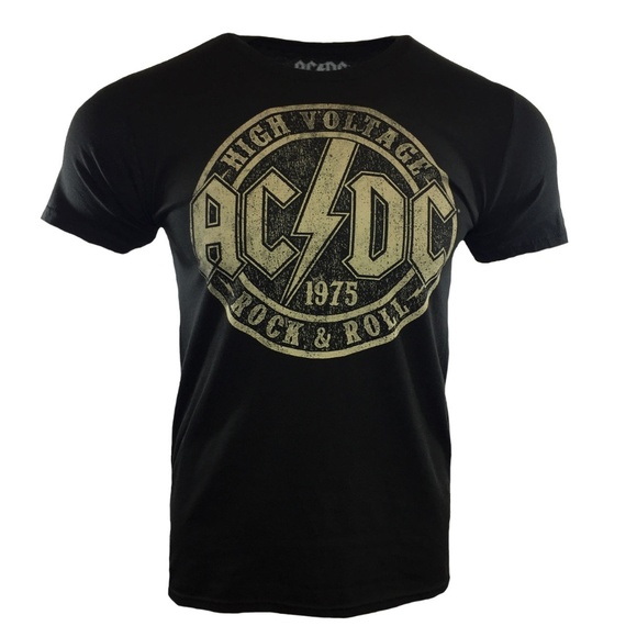 Shirts | Acdc High Voltage Metal Rock Music 1975 Tee | Poshmark